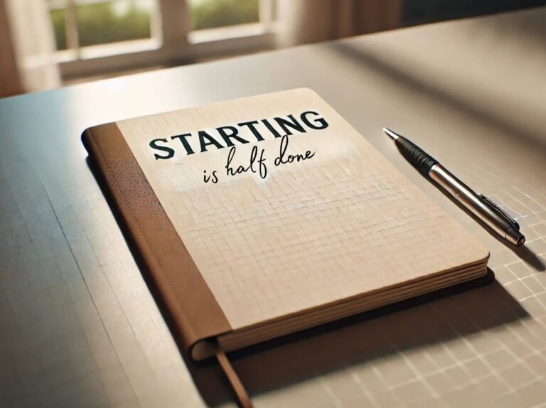 Starting Is Half Done